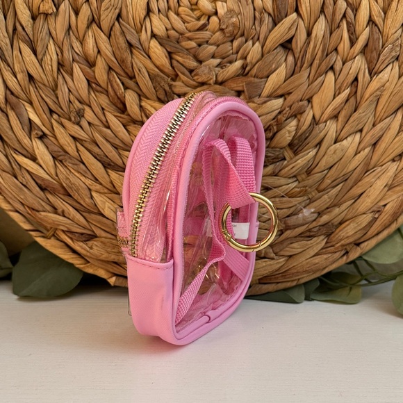 🆕 Pink Clear Mini Backpack - Picture 4 of 4